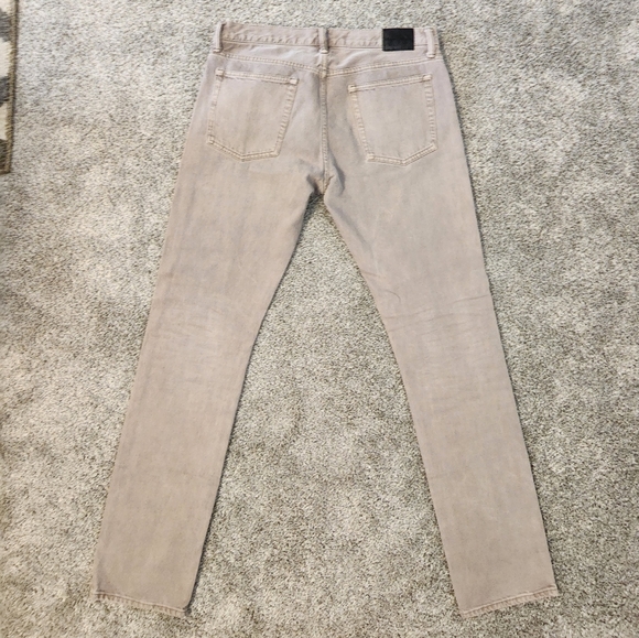 Men's Gap Slim Beige/Grey Jeans - 32x34 - Picture 4 of 5